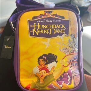 Disney Purple and Yellow Hunchback Crossbody Bag